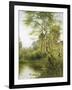 Walk Down by the River-Ernest Parton-Framed Giclee Print