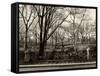 Walk in Central Park-Philippe Hugonnard-Framed Stretched Canvas