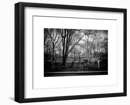 Walk in Central Park-Philippe Hugonnard-Framed Art Print