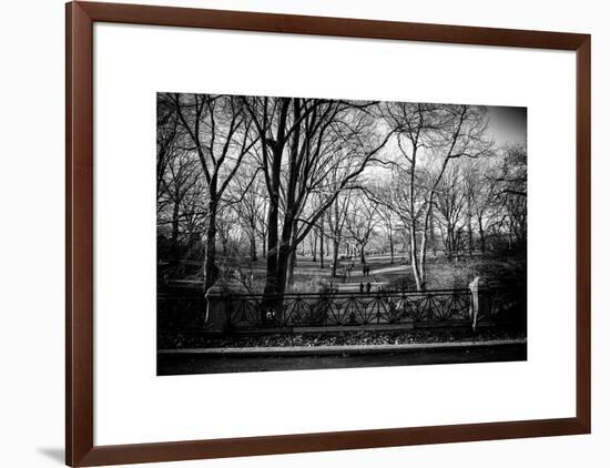 Walk in Central Park-Philippe Hugonnard-Framed Art Print