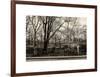 Walk in Central Park-Philippe Hugonnard-Framed Art Print