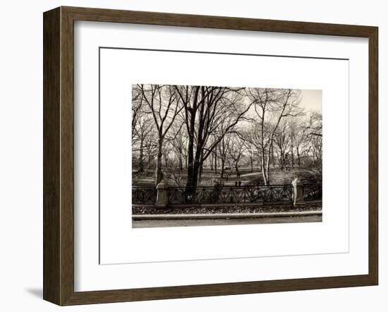 Walk in Central Park-Philippe Hugonnard-Framed Art Print