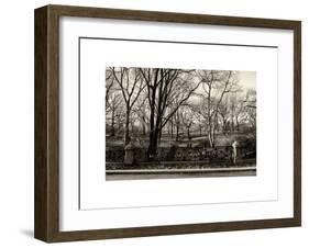 Walk in Central Park-Philippe Hugonnard-Framed Art Print