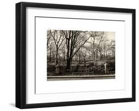 Walk in Central Park-Philippe Hugonnard-Framed Art Print