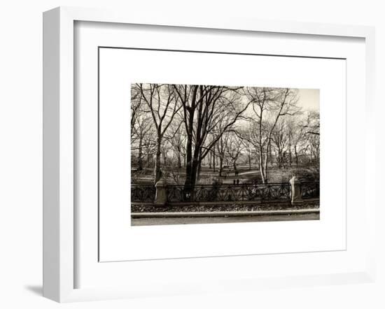 Walk in Central Park-Philippe Hugonnard-Framed Art Print