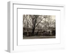 Walk in Central Park-Philippe Hugonnard-Framed Art Print