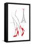 Walk In Paris-Martina Pavlova-Framed Stretched Canvas