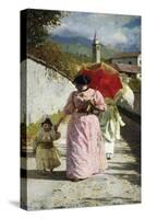 Walk in Sun, 1892-Luigi Nono-Stretched Canvas