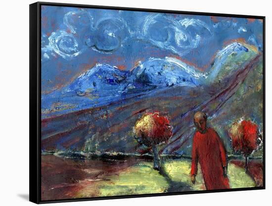 Walk in the Blue Mountains, Autumn, 2015-Gigi Sudbury-Framed Stretched Canvas