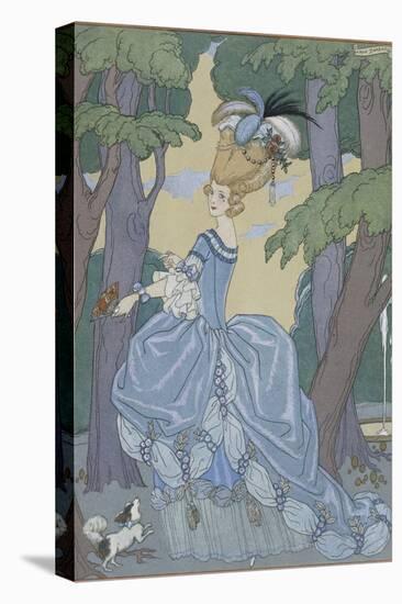 Walk in the Forest-Georges Barbier-Stretched Canvas