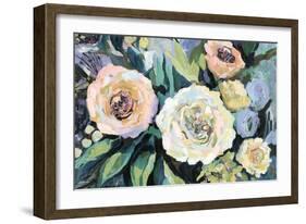 Walk in the Garden Neutral Crop-Jeanette Vertentes-Framed Art Print