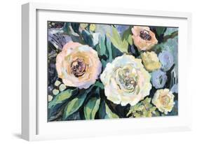 Walk in the Garden Neutral Crop-Jeanette Vertentes-Framed Art Print