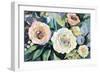 Walk in the Garden Neutral Crop-Jeanette Vertentes-Framed Premium Giclee Print