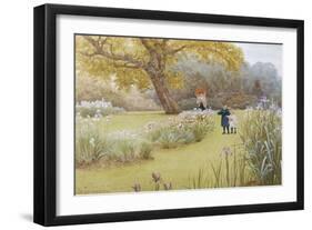 Walk in the Garden-Frederick Hamilton Jackson-Framed Giclee Print