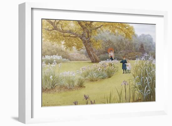 Walk in the Garden-Frederick Hamilton Jackson-Framed Giclee Print