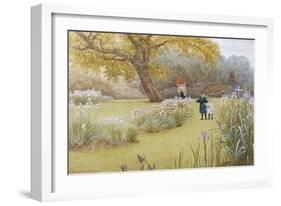 Walk in the Garden-Frederick Hamilton Jackson-Framed Giclee Print