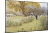 Walk in the Garden-Frederick Hamilton Jackson-Mounted Giclee Print