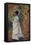 Walk in the Garden-Giuseppe De Nittis-Framed Stretched Canvas