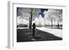 Walk in the Jardin des Tuileries - In the Style of Oil Painting-Philippe Hugonnard-Framed Giclee Print