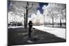 Walk in the Jardin des Tuileries - In the Style of Oil Painting-Philippe Hugonnard-Mounted Giclee Print