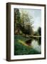 Walk in the Park. 1895-Peder Moensted-Framed Giclee Print