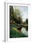 Walk in the Park. 1895-Peder Moensted-Framed Giclee Print