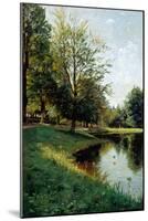 Walk in the Park. 1895-Peder Moensted-Mounted Giclee Print