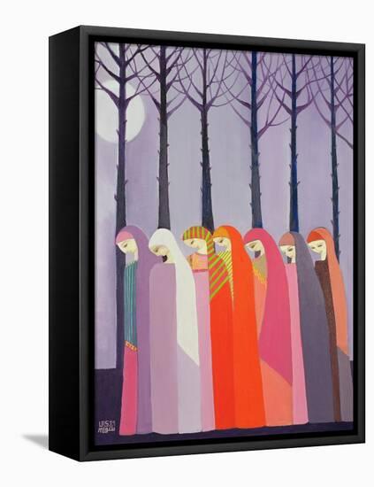 Walk in the Park, 1989-Laila Shawa-Framed Stretched Canvas