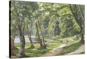 Walk in the Park, Copenhagen-Carsten Henrichsen-Stretched Canvas