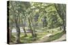 Walk in the Park, Copenhagen-Carsten Henrichsen-Stretched Canvas