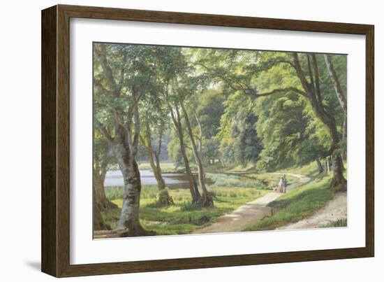 Walk in the Park, Copenhagen-Carsten Henrichsen-Framed Giclee Print