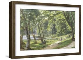 Walk in the Park, Copenhagen-Carsten Henrichsen-Framed Giclee Print