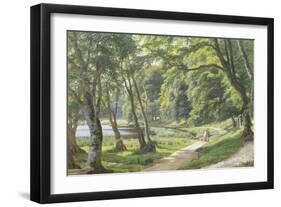 Walk in the Park, Copenhagen-Carsten Henrichsen-Framed Giclee Print