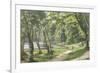 Walk in the Park, Copenhagen-Carsten Henrichsen-Framed Giclee Print