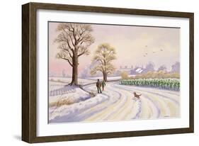 Walk in the Snow-Lavinia Hamer-Framed Giclee Print