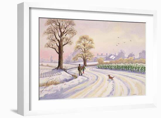 Walk in the Snow-Lavinia Hamer-Framed Giclee Print