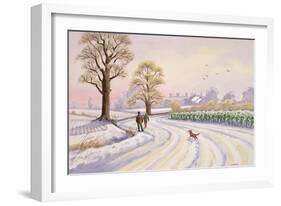 Walk in the Snow-Lavinia Hamer-Framed Giclee Print