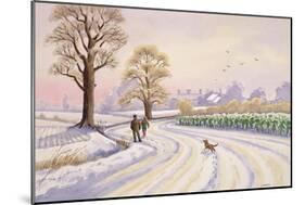 Walk in the Snow-Lavinia Hamer-Mounted Giclee Print