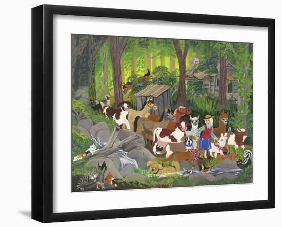 Walk in the Woods-Carol Salas-Framed Giclee Print