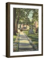 Walk of Fame, Rollins College-null-Framed Art Print