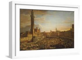 Walk of the Palio of August 18, 1833-Francesco Nenci-Framed Giclee Print