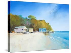 Walk on Shelly Beach-Craig Trewin Penny-Stretched Canvas