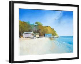 Walk on Shelly Beach-Craig Trewin Penny-Framed Art Print