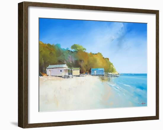 Walk on Shelly Beach-Craig Trewin Penny-Framed Art Print