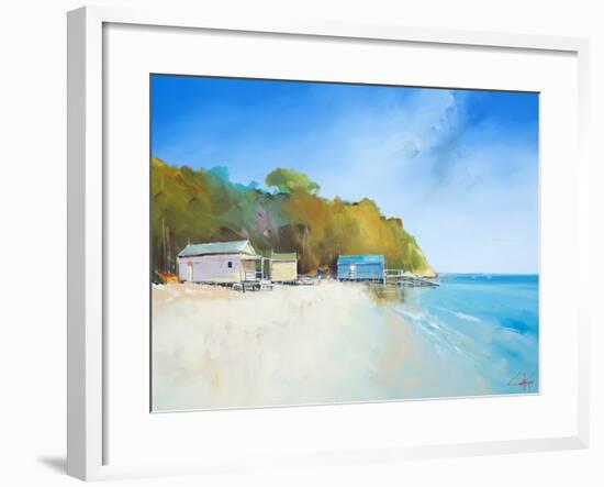 Walk on Shelly Beach-Craig Trewin Penny-Framed Art Print