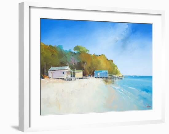 Walk on Shelly Beach-Craig Trewin Penny-Framed Art Print