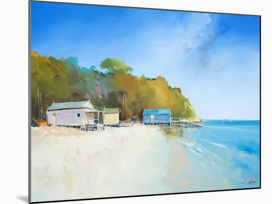 Walk on Shelly Beach-Craig Trewin Penny-Mounted Art Print