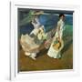 Walk on the Beach, 1909-Joaqu?n Sorolla y Bastida-Framed Giclee Print