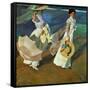 Walk on the Beach, 1909-Joaqu?n Sorolla y Bastida-Framed Stretched Canvas
