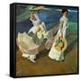 Walk on the Beach, 1909-Joaqu?n Sorolla y Bastida-Framed Stretched Canvas